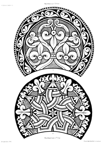 Round Cut Stained Glass In The Cloister Of Heiligenkreuz Coloring Page